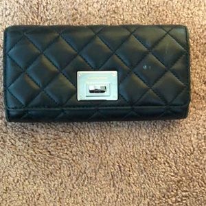 Michael Kors Bifold Black Quilted Wallet